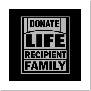 Donate Life Recipient Family Posters and Art